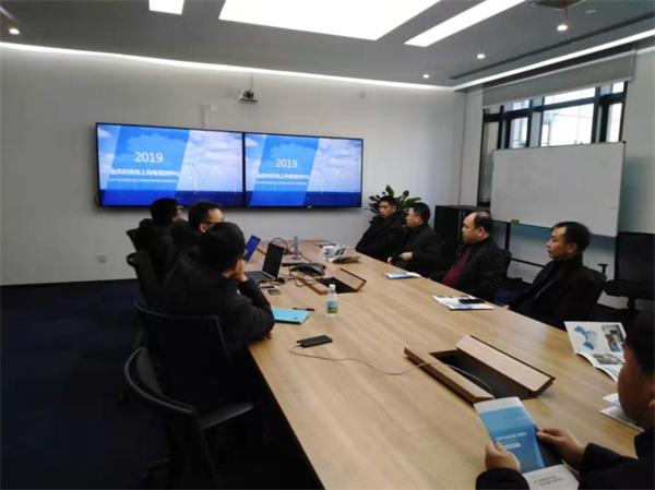 广元职高与金凤科技大丰培训基地洽谈风场发电设备维护人才培养合作事宜