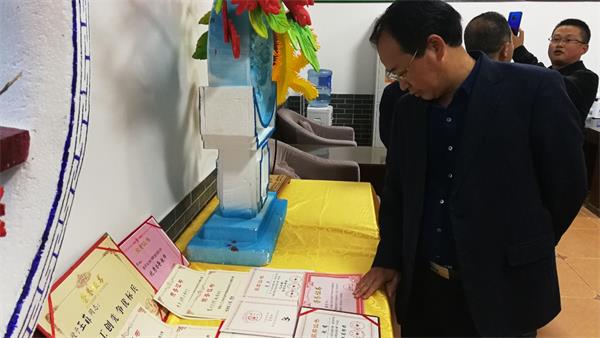 广元市委组织部领导来校检查名师工作